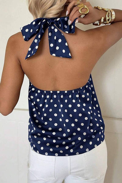 Zoe Halter Neck Tank Top