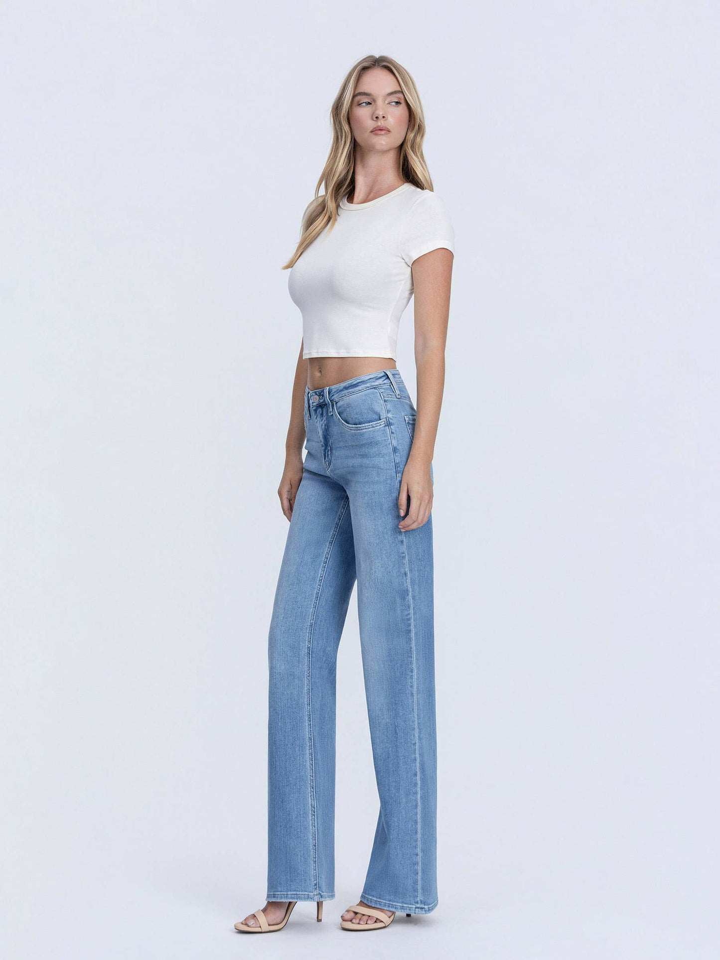 High Rise Medium Vintage Flare Jeans