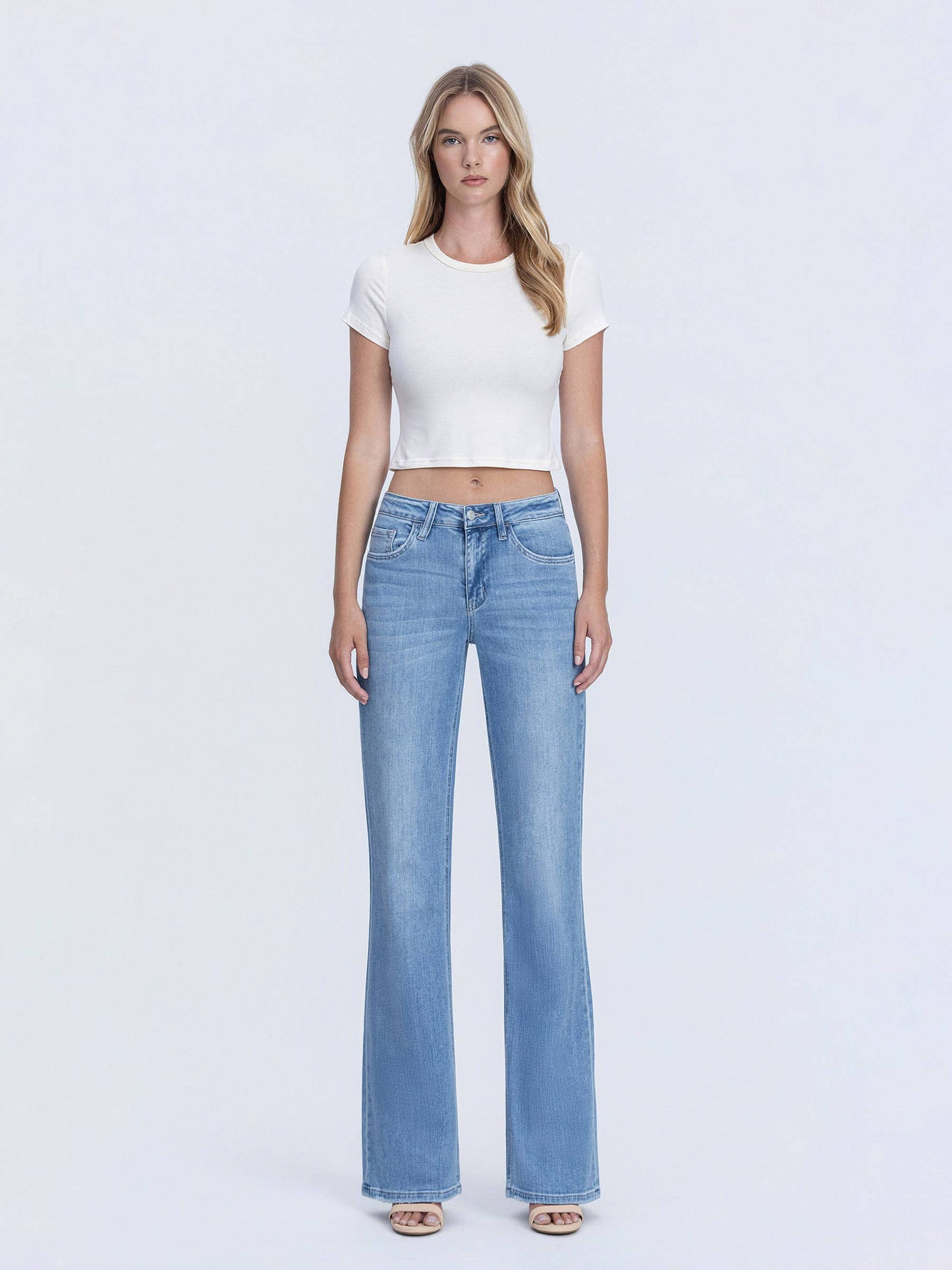 High Rise Medium Vintage Flare Jeans