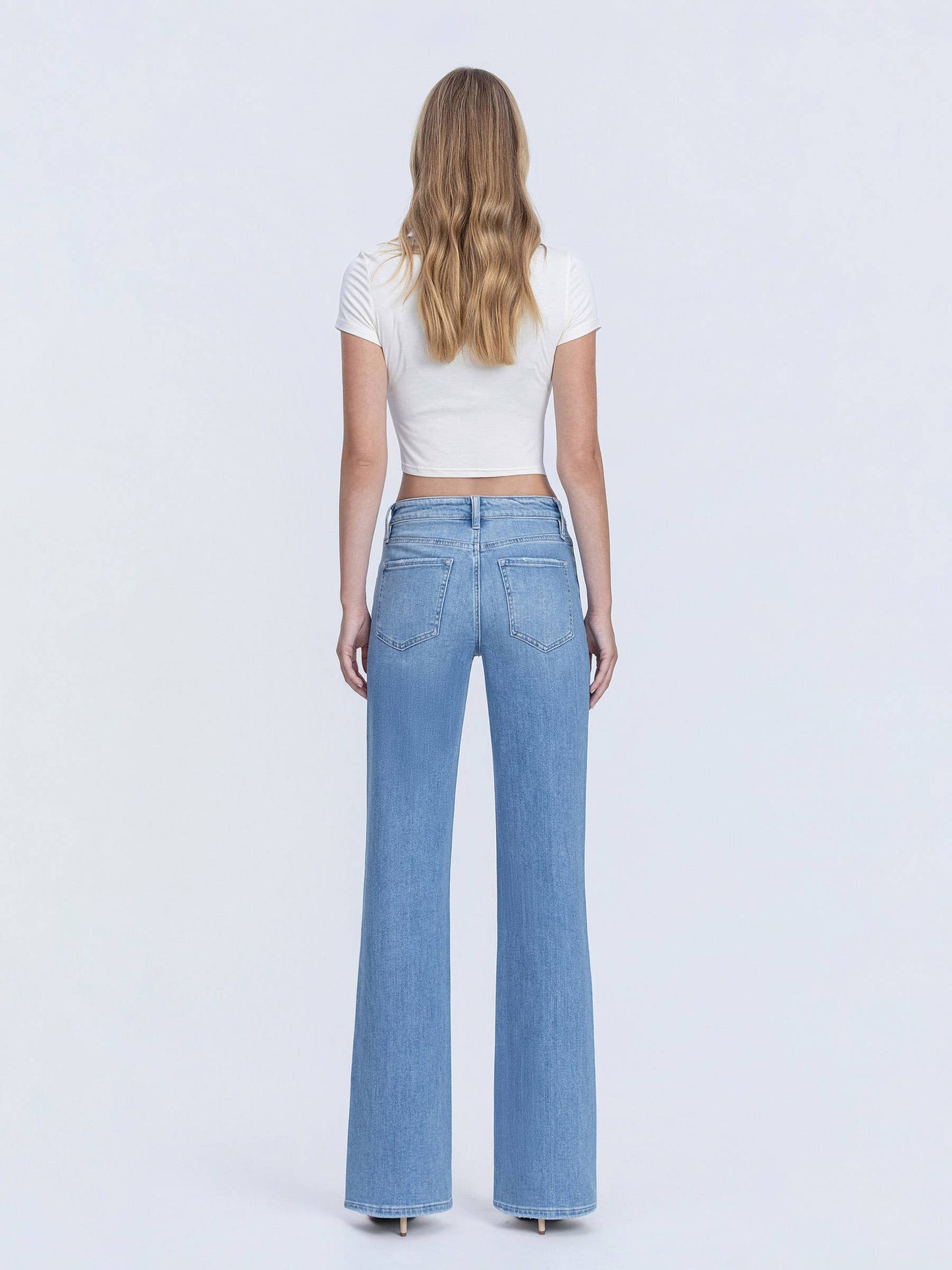 High Rise Medium Vintage Flare Jeans
