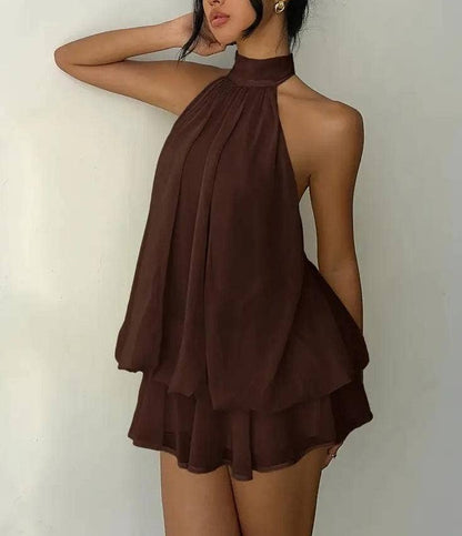 Kailey Chiffon Mini Dress