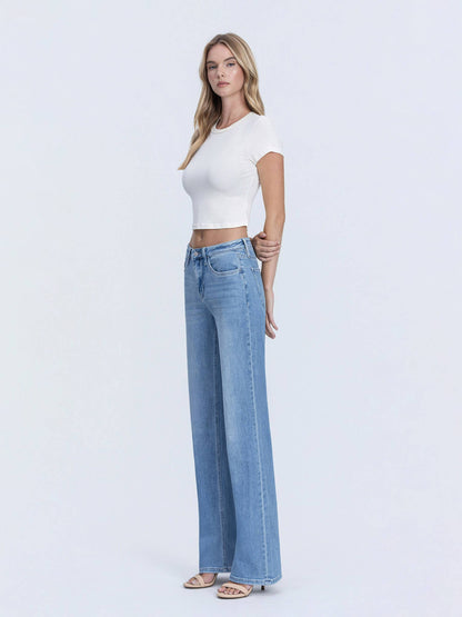 High Rise Medium Vintage Flare Jeans