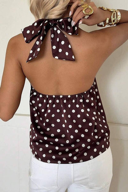 Zoe Halter Neck Tank Top