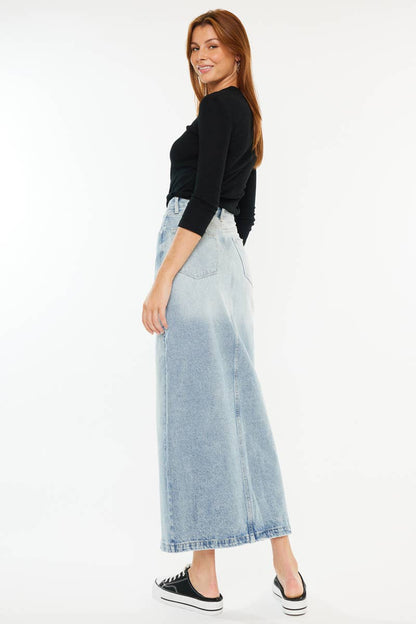 Denim Maxi Skirt