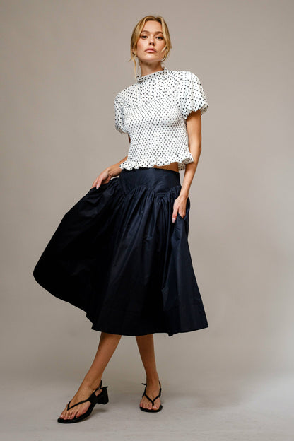 Shannon Polka Dot Top