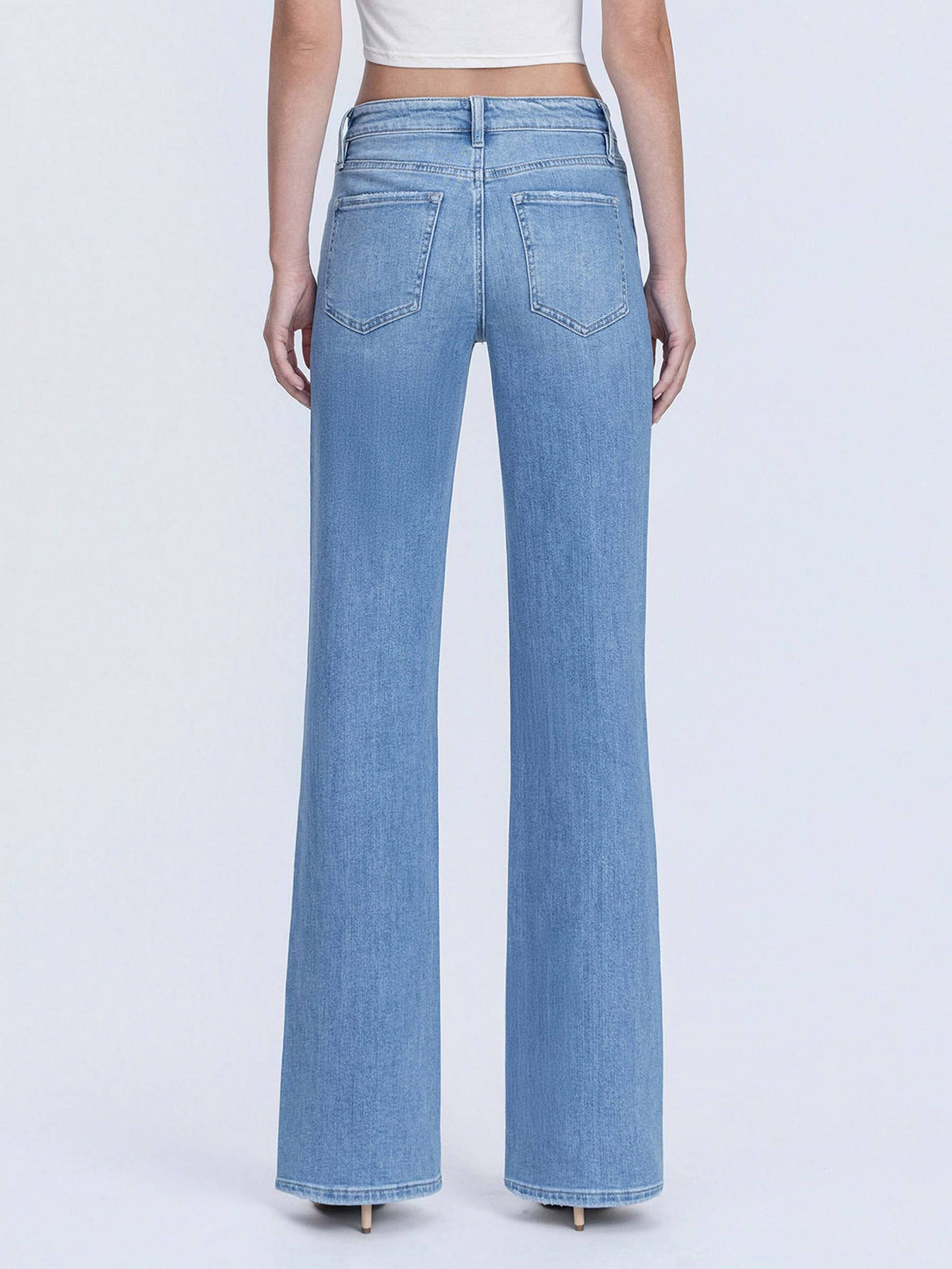 High Rise Medium Vintage Flare Jeans