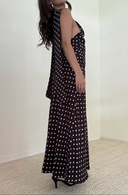 Marcy Polka Dot Maxi Dress