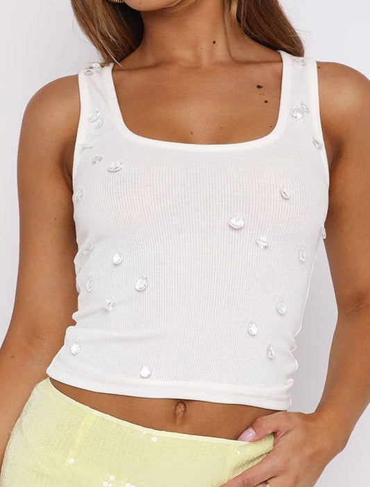 Kenzie Embellished Tank Top