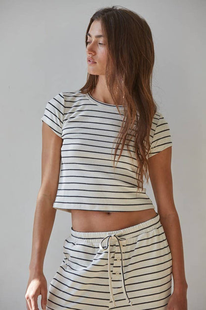 Madison Knit Short Sleeve Top