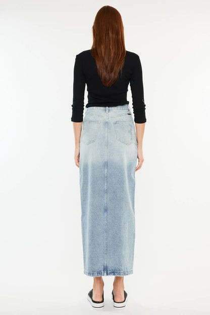 Denim Maxi Skirt