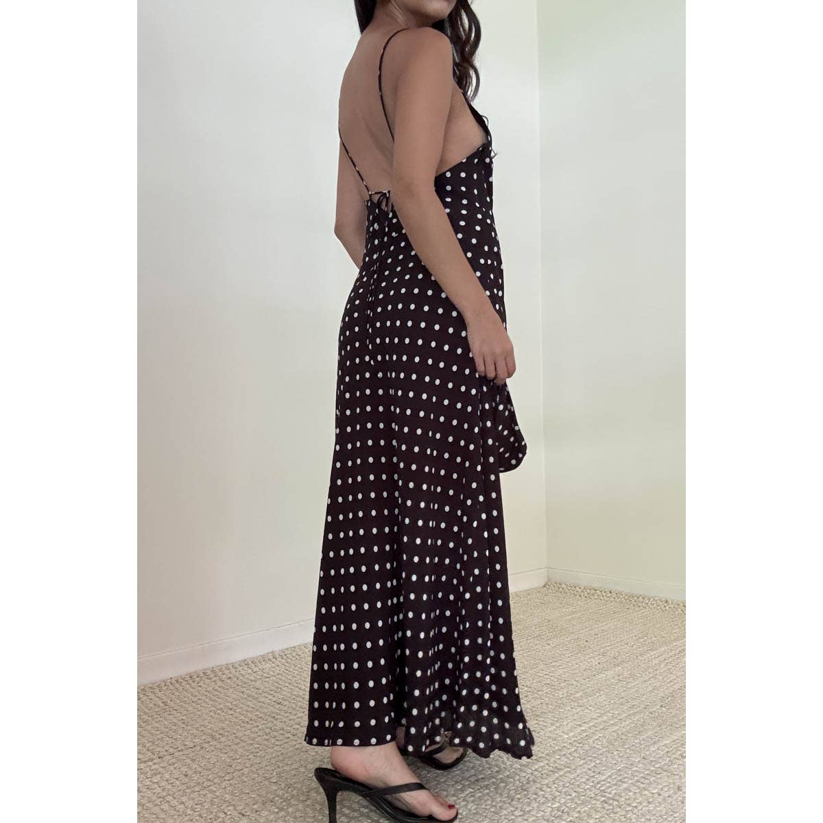 Marcy Polka Dot Maxi Dress
