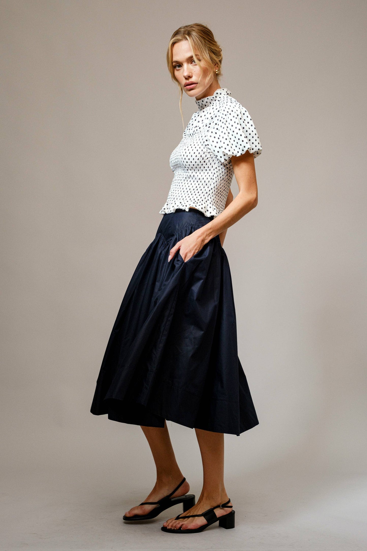 Shannon Polka Dot Top