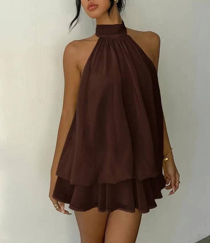 Kailey Chiffon Mini Dress