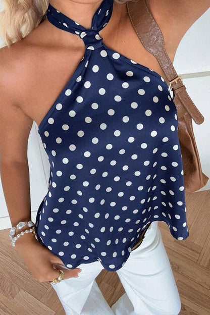 Zoe Halter Neck Tank Top