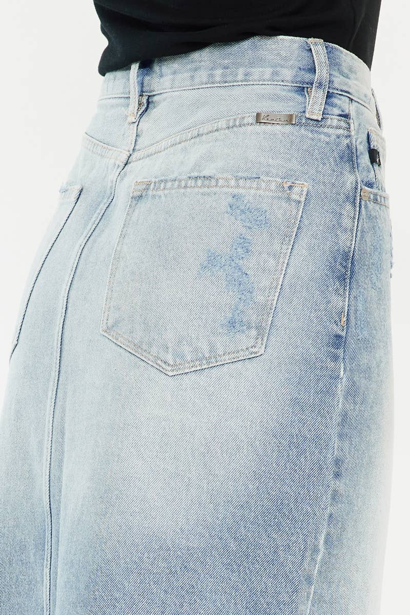Denim Maxi Skirt
